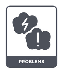 problems icon vector