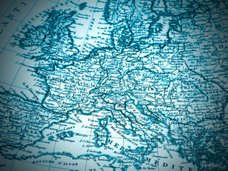 古地図　ヨーロッパ