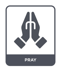 pray icon vector