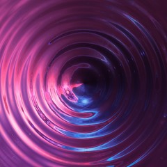 Fractal cosmic art. Graphic watercolor purple background. Galaxy cosmos design pattern for creative production. Glow artistic backdrop. Liquid digital oil painting. Good as texture or banner template.