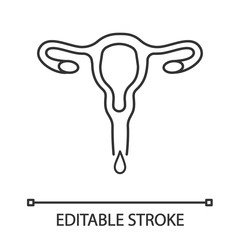 Menstruation linear icon