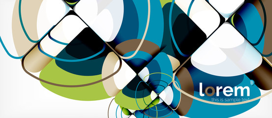 Circle abstract background