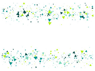 Blast Glass Shatter Memphis Vector Frame. Triangle Fragmentation Particles Explosion Border Design. Breakage Fast Moving Fragments Exploding Glass Frame. Shattered Fragments Burst Explosive Background