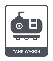 tank wagon icon vector