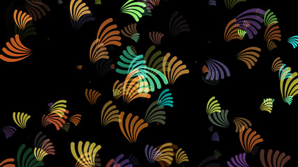 Abstract background pattern with plant matter.