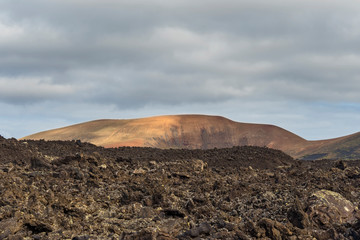Canary islands lanzarote volcano lava outdoor nature day