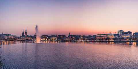 Hamburg Alster Panorama