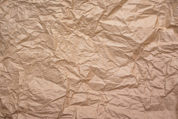 Texture of crumpled wrapping paper. Background for design_
