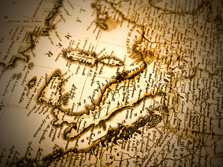 古地図　イタリア