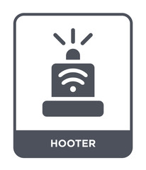 hooter icon vector