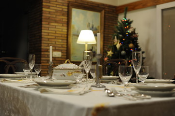 mesa de navidad