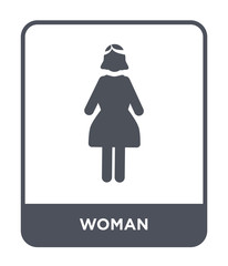 woman icon vector