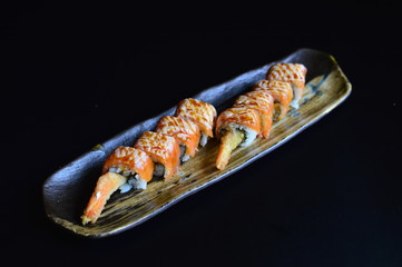 sushi, alimento, giapponese, riso, pesce, salmone, pasti, cena, maki, crostaceo, piatto, epicureo, salutare, giappone, crudo, cucina, freschi, sashimi, alga, isolata, wasabi, pranzare, dieta