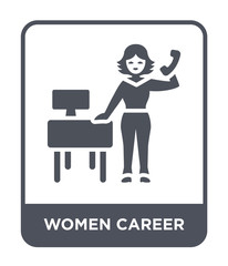 women career icon vector