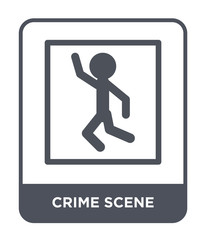 crime scene icon vector