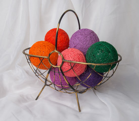 Шары в корзине