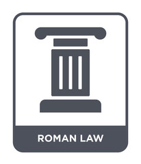 roman law icon vector