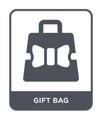 gift bag icon vector