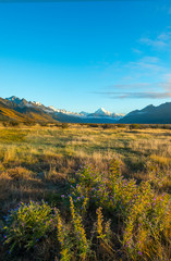 View to Mount Cook From Pukaki Lake