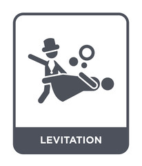 levitation icon vector