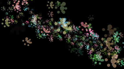 Background with paint. Divorces and drops. Periwinkles.