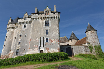 Fototapeta na wymiar Château du Bouchet, Rosnay, parc naturel régional de la Brenne