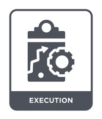 execution icon vector