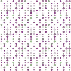Seamless abstract pattern background with a variety of colored circles.