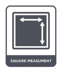 square measument icon vector