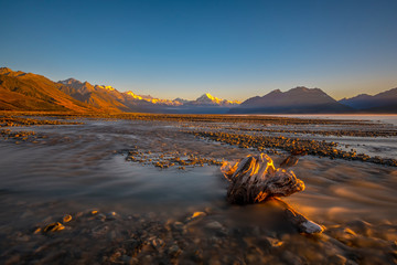 View to Mount Cook From Pukaki Lake