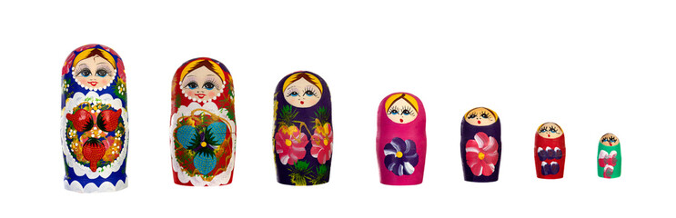 Russian Dolls Babushkas Matryoshkas