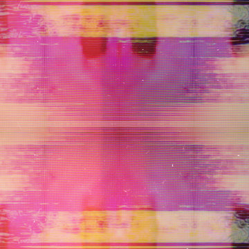 Analog TV Glitch Background Texture. Inspired On The Kind Of Things An Analog Television Did When It Was Experiencing Technical Difficulties.