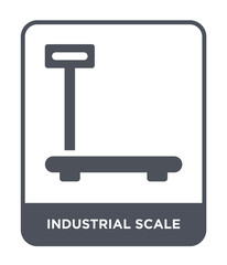 industrial scale icon vector