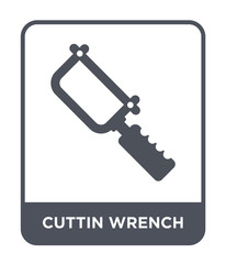 cuttin wrench icon vector