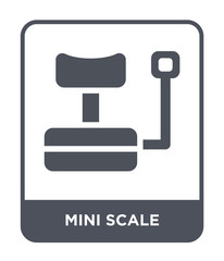 mini scale icon vector