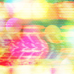 Analog TV Glitch background texture. Inspired on the kind of things an analog television did when...