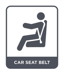 car seat belt icon vector
