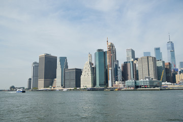 Fototapeta na wymiar Typical Manhattan's skyline in New York City