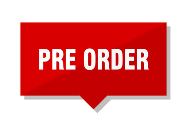 pre order red tag