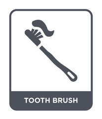 tooth brush icon vector