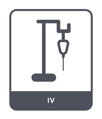 iv icon vector