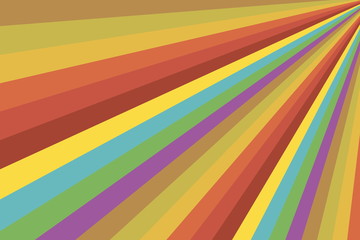 Obraz premium Płaska tekstura wzór geometryczny. Tęczowy styl. Multicolor abstrakcjonistyczny tło dla druku i tkaniny