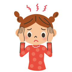 頭痛の女の子