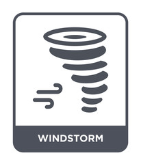 windstorm icon vector