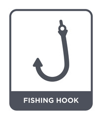 fishing hook icon vector