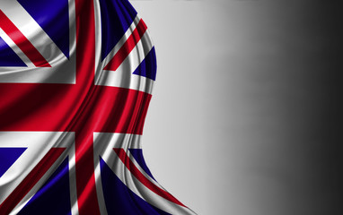 Flag of United Kingdom . Nationals flags of world country turning