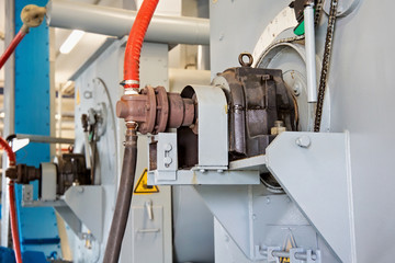 View of the equipment at the plant for the production of rapeseed oil.