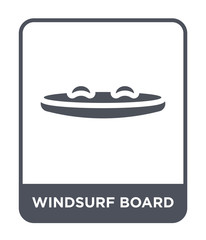 windsurf board icon vector