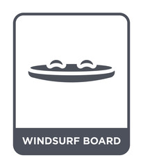 windsurf board icon vector