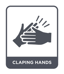 claping hands icon vector